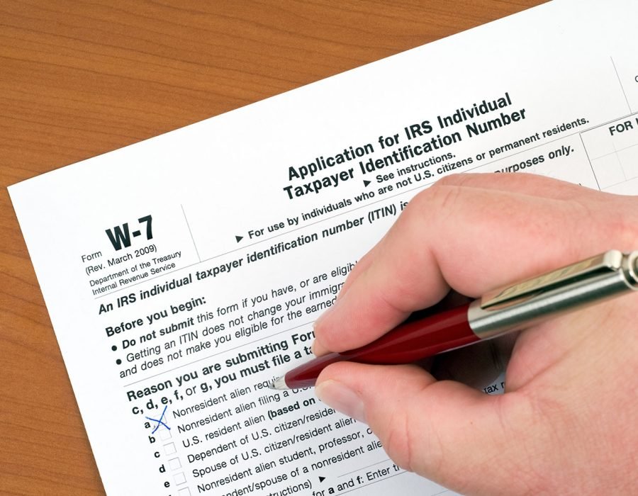 ITIN-application-W7-individual-taxpayer-identification-number